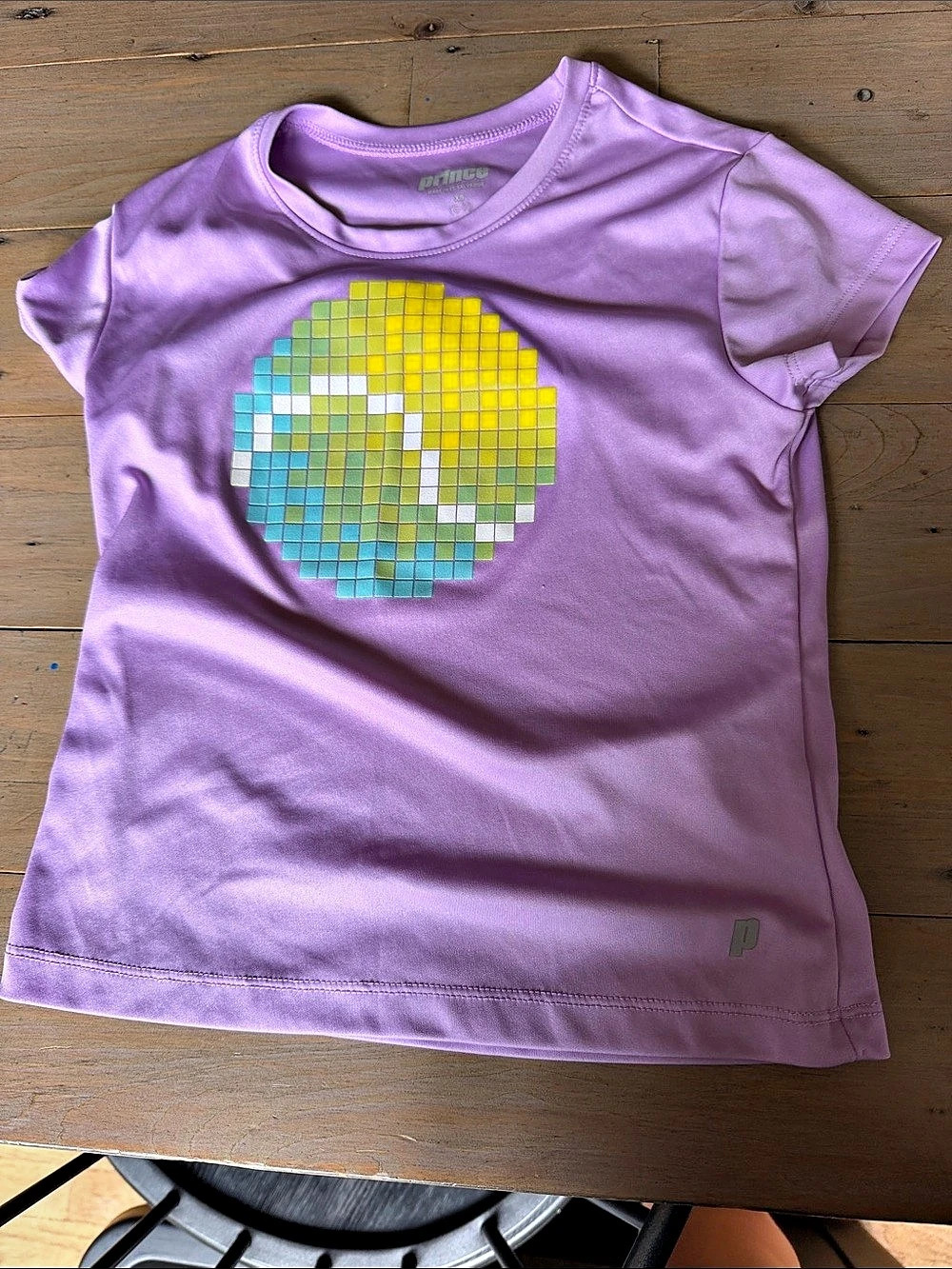prince Girls XS Purple Graphic Tee